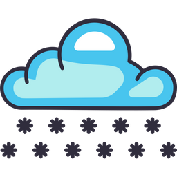 Cloud Snow  Icon