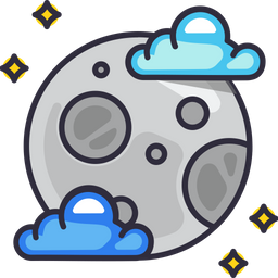 Cloud Moon  Icon