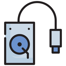 Disk data storage  Icon