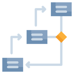 Diagram Workflow  Icon