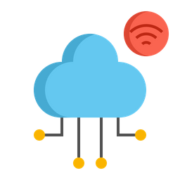 클라우드 컴퓨팅  아이콘