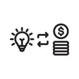 Converter ideia em dinheiro  Ícone