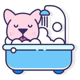 Dog Bath  Icon