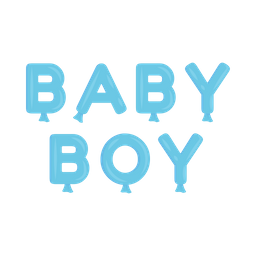 Baby boy balloons  Icon