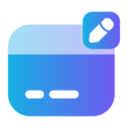 Card edit  Icon