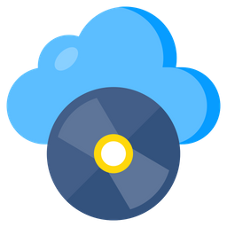 Cloud Cd  Icon