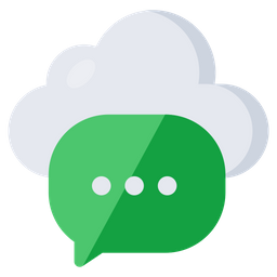 Cloud Chatting  Icon