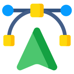 베지어 도구  아이콘