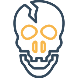 Broken Skull  Icon