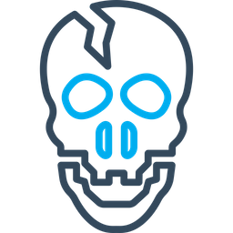 Broken Skull  Icon