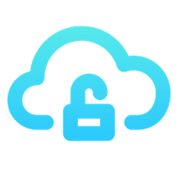 Cloud unlock  Icon