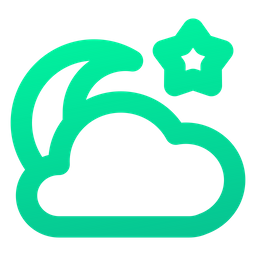 Cloudy Night  Icon