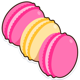 Macaron three piece  Icon