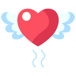 Flying Heart  Icon