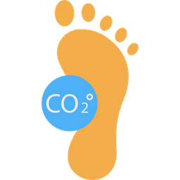 Carbon footprint  Icon