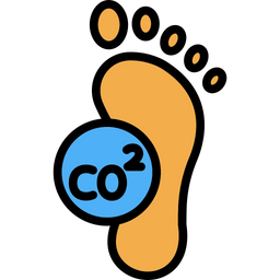 Carbon footprint  Icon