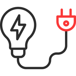 창의적인 전구 플러그  아이콘