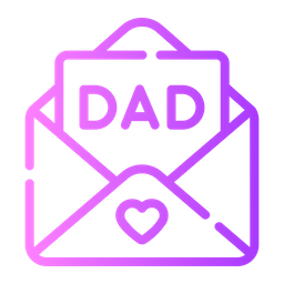 Dad Letter  Icon