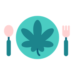 Cannabis food  Icon