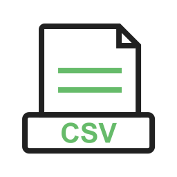 Csv file  Icon