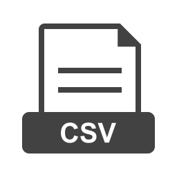 Csv file  Icon