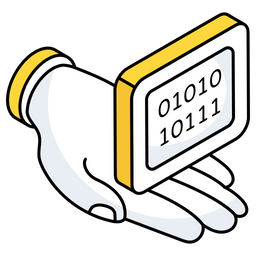 Binary Data  Icon