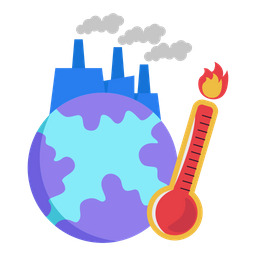 Global warming  Icon