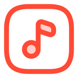 Audio square  Icon