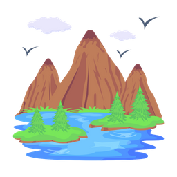 Mountains  Icon