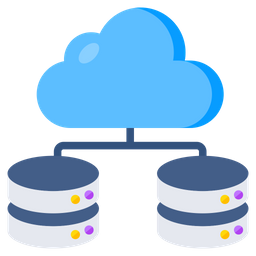 Base de datos en la nube  Icono