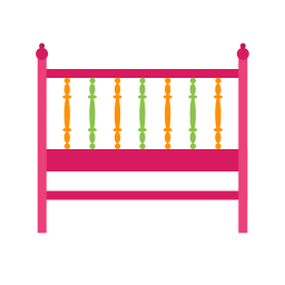 아기 침대  아이콘