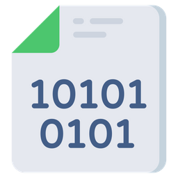 Binary Data File  Icon