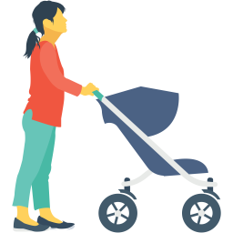 Baby Stroller  Icon