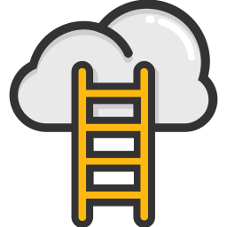 Cloud Ladder  Icon