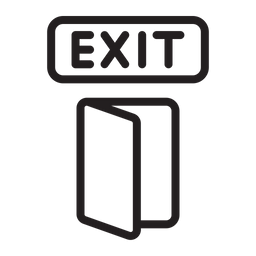 Exit Door  Icon