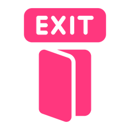 Exit Door  Icon