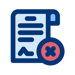 Agreement rejected  Icon