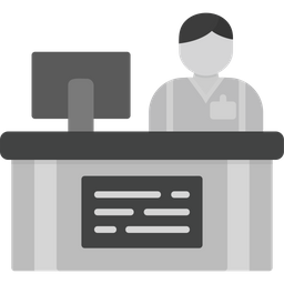 Male Cashier  Icon