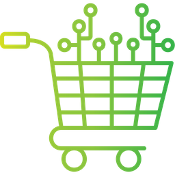 Digital Shopping  Icon