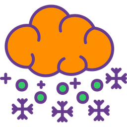 Cloudy Snow  Icon