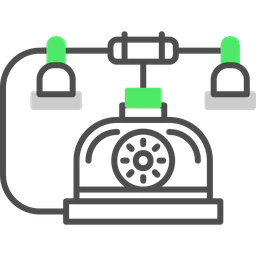 클래식 전화  아이콘