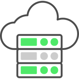 Cloud Server  Icon