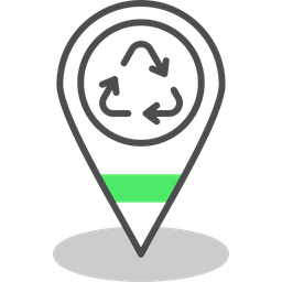 Localização do lixo  Ícone