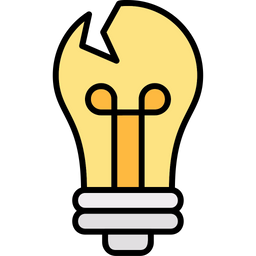 Broken Bulb  Icon