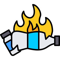 Bottle Burning  Icon