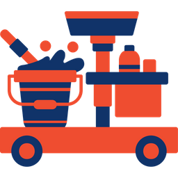 Cleaning Cart  Icon