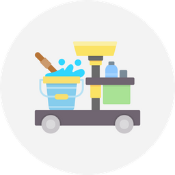 Cleaning Cart  Icon