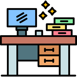 Computer Desk  Icon