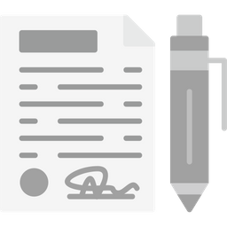 Contract Paper  Icon