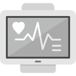 Monitor de ecg  Ícone